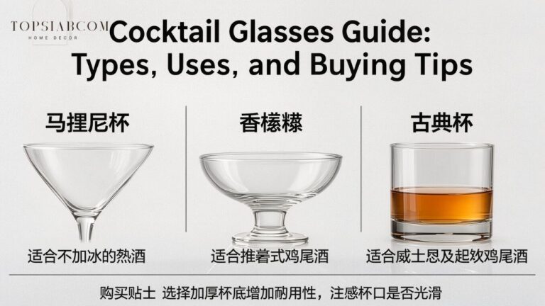 Cocktail Glasses Guide: Types, Uses, and Buying Tips
