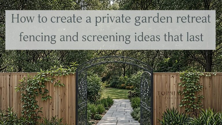 Garden Privacy Fence