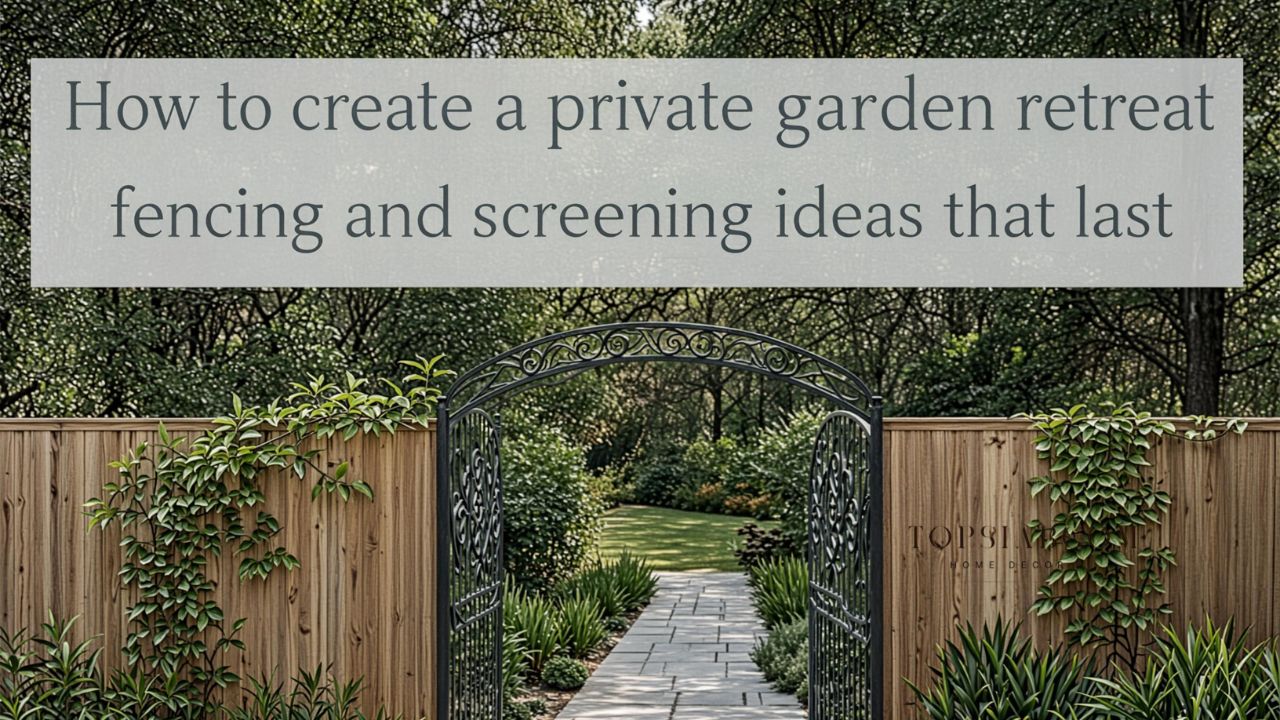 Garden Privacy Fence